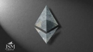 Ethereum Logo on a Graphite colour background